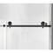 Anzzi Madam 60" x 76" Frameless Sliding Shower Door, Matte Black and Handle SD-AZ13-02MB - alternate 10